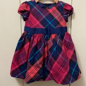 Tommy Hilfiger Red, Blue & Green Plaid Dress